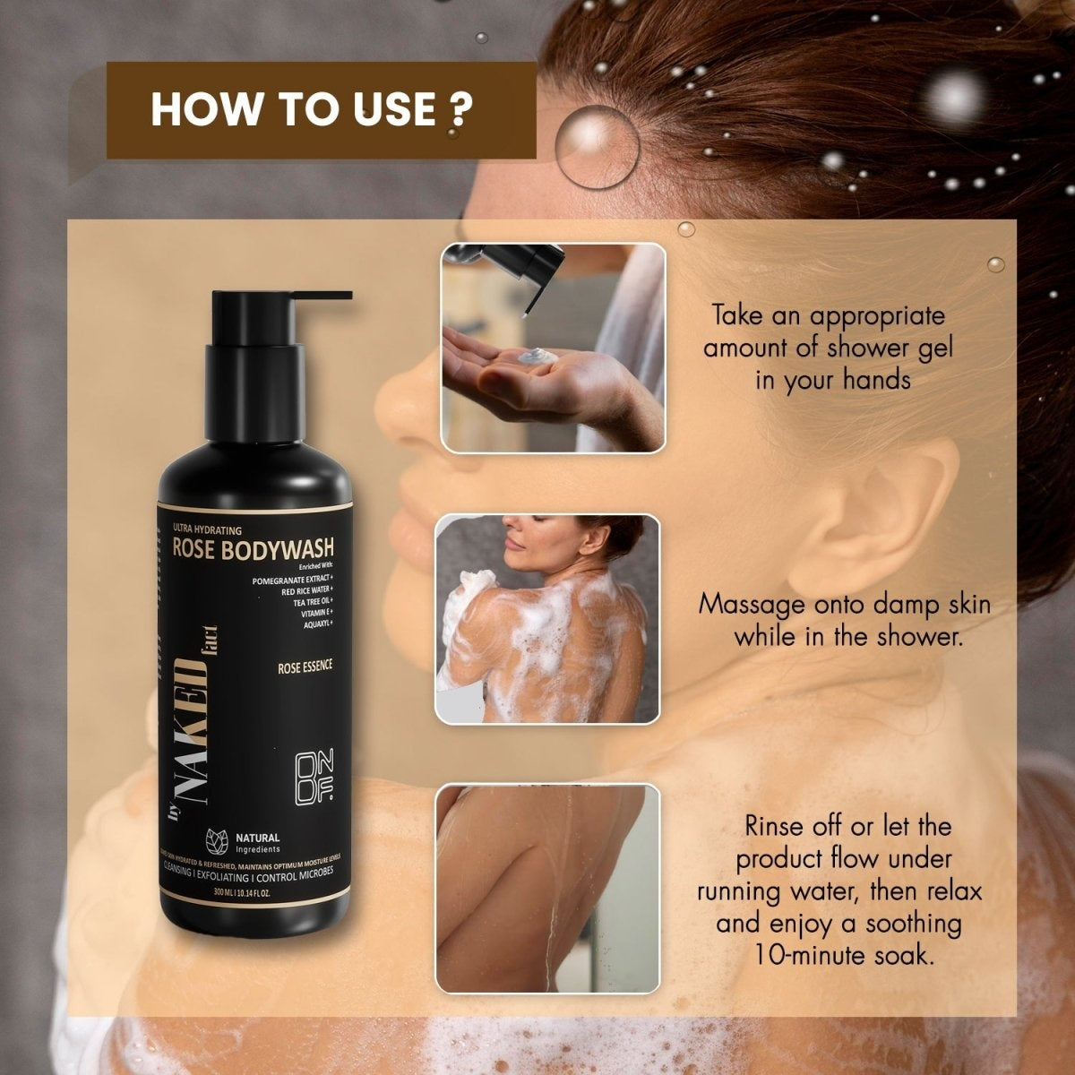 Ultra Hydrating Rose Body wash | 300g