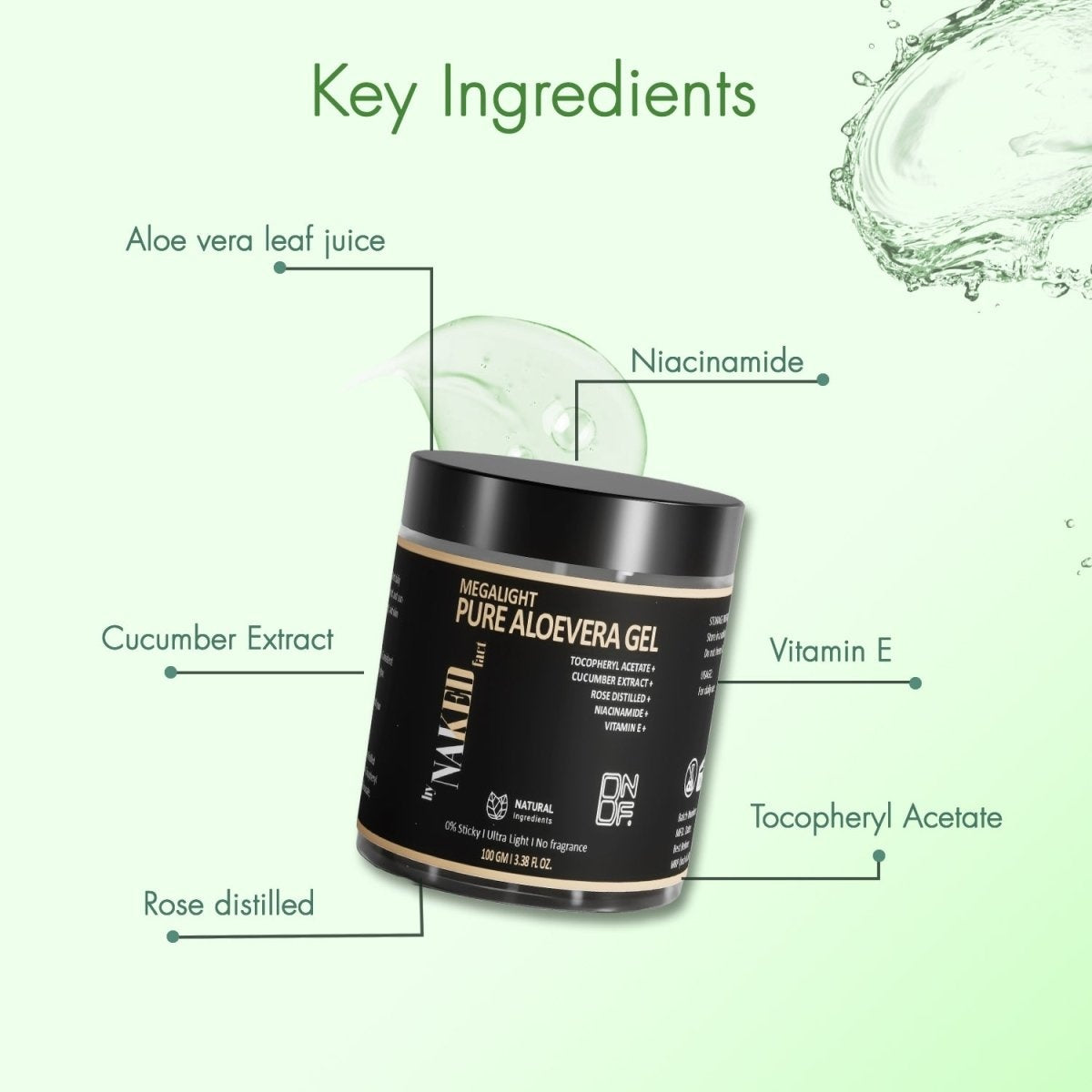 Megalight Pure Aloevera Gel | 100g