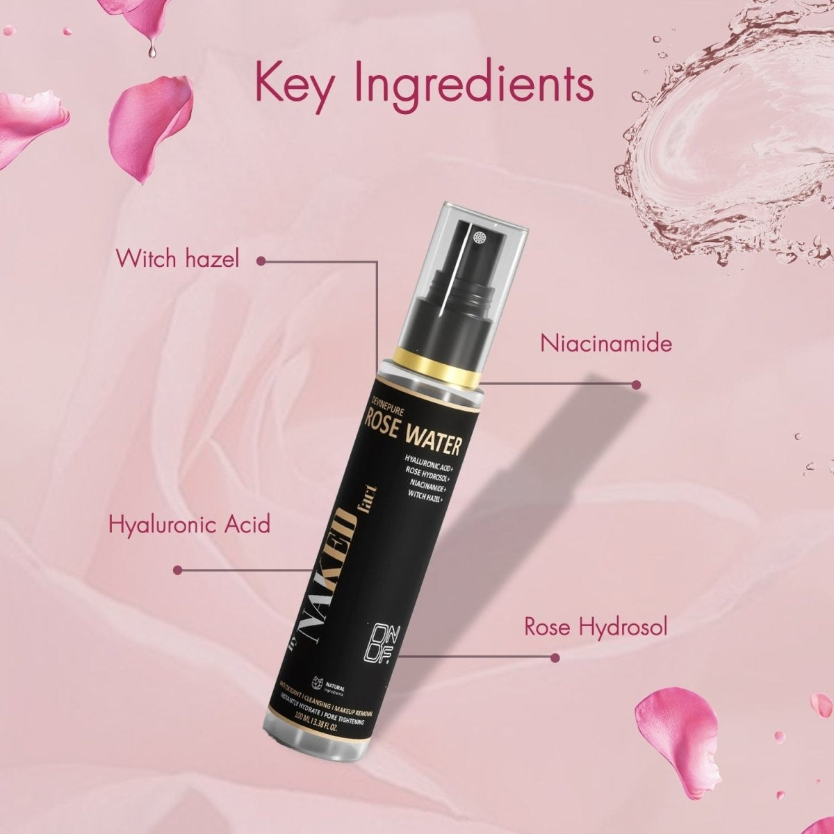 DivinePure 100% Pure Rose Water | 100g